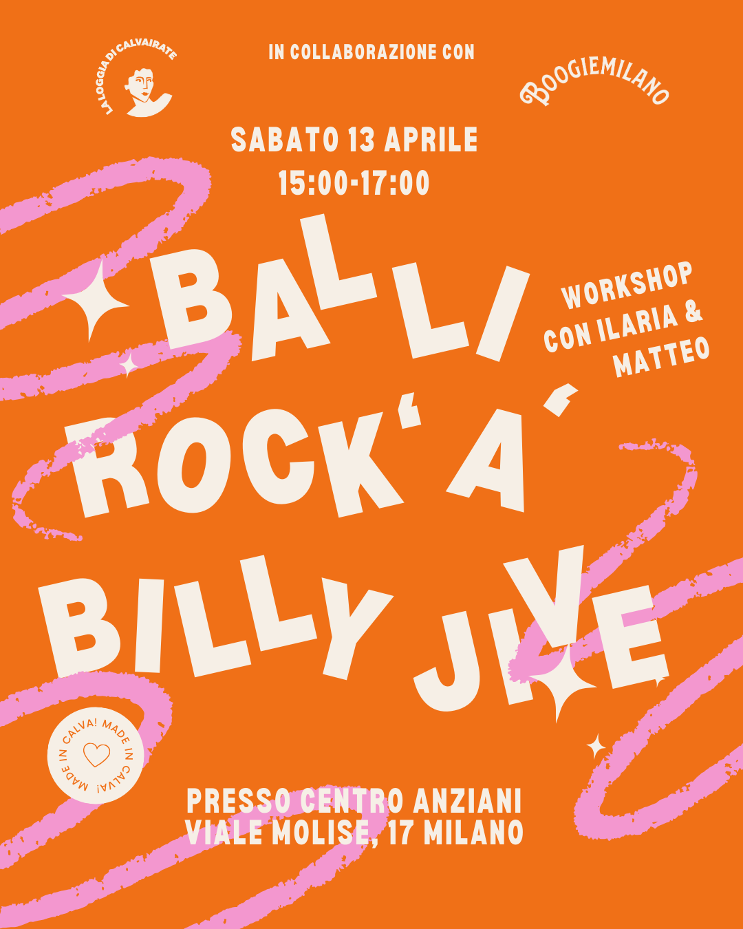 Rockabilly Jive a Calvairate, workshop gratuito